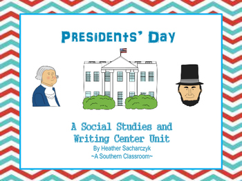 Preview of President's Day Social Studies and Writing Activity