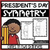 President's Day Symmetry Drawing Activity for Art and Math