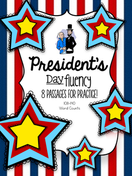 Preview of President's Day February Fluency