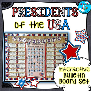Preview of Presidents' Day Bulletin Board - US Presidents (Interactive!) - FEBRUARY B.B.