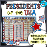 Presidents' Day Bulletin Board - US Presidents (Interactiv