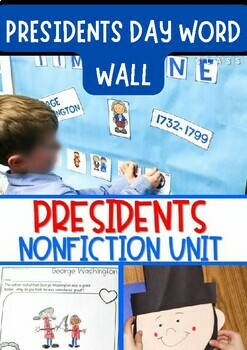 Preview of President's Day Word Wall - Printable