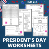 President's Day Worksheets