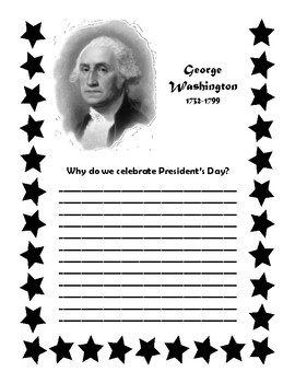 Preview of President's Day Writing