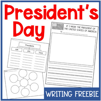 Preview of President's Day Writing | FREEBIE