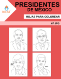 Presidentes de México Hojas para Colorear  | 67 Hojas