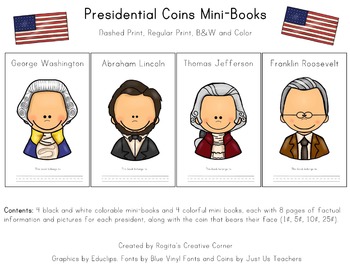 Preview of President Coin Mini-Books