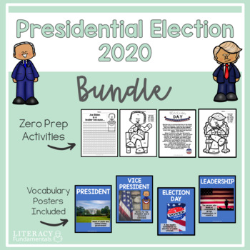 Preview of Presidential Election Activities Close Reading Crafts and More