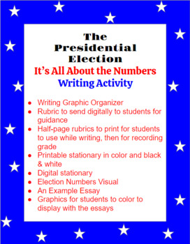 Preview of Presidential Election: It's All About the Numbers Writing Activity 