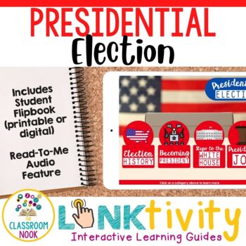 Preview of Presidential Election LINKtivity®- Electoral Process, President's Job, Campaigns