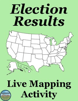 Preview of Presidential Election Map Activity