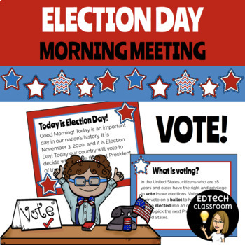 Preview of Presidential Election Morning Meeting | Distance Learning Zoom / Google Meet