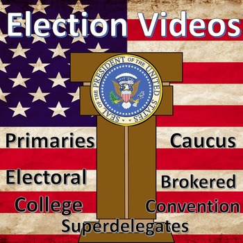 Preview of Election Video Questions for Hip Hughes History Videos - Editable