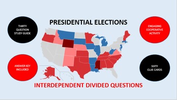 Preview of Presidential Elections: Interdependent Divided Questions Activity