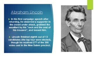 Preview of Presidential Elections of President Abraham Lincoln (Biography PPT Bundle)