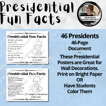 Preview of Presidential FUN Facts