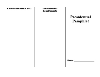 Preview of Presidential Pamphlet