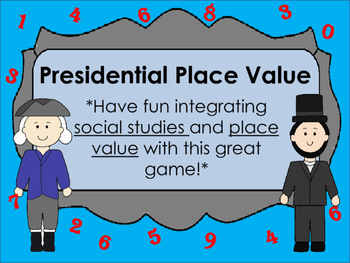 Preview of Presidential Place Value