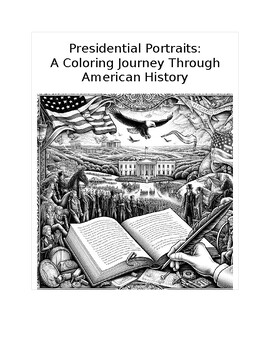 Preview of Presidential Portraits: A Coloring Journey Through American History