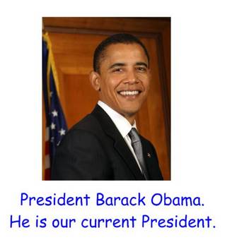 Preview of Presidential Slide Show for Smartboard