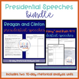 Presidential Speeches Rhetorical Analysis Bundle