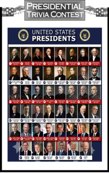 Preview of Presidential Trivia - Flash Cards