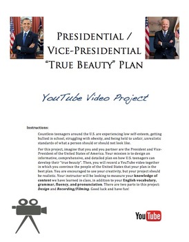 Preview of Presidential / Vice-Presidential "True Beauty" Plan - YouTube Video Project