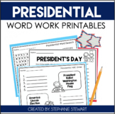 Presidential Word Work