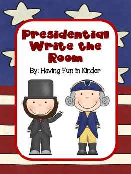 Preview of Presidential Write the Room with Blends