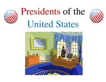 Preview of American Presidents 1-44 - Fact Sheets worksheet - executive branch