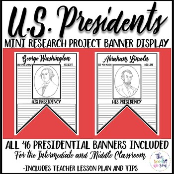 Preview of U.S. Presidents | President's Day Research Activity