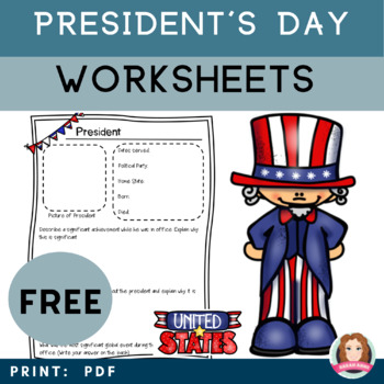 Preview of Presidents Day Activities Free  #Presidents Day