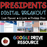 Presidents Breakout - Presidents Day Escape Room - America