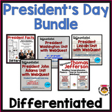 Presidents Bundle: Reading Comprehension, Fluency, History