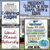 Presidents Clinton to Biden Word Cloud Activities (1993-Present)
