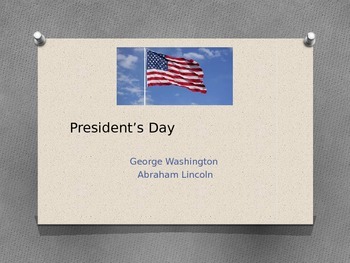 Preview of President's DAY