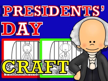 Preview of Presidents Day Craft Coloring Crowns (Easy and Simple activity for kids!)