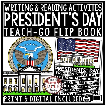 United States Presidents' Day Writing Flip Book - US Presidents' Day