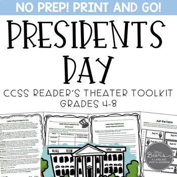 Preview of Presidents Day Reader's Theater and Reading Literature Toolkit