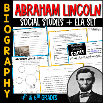 Preview of Presidents Day Activities Abraham Lincoln American Presidents Biography Packet