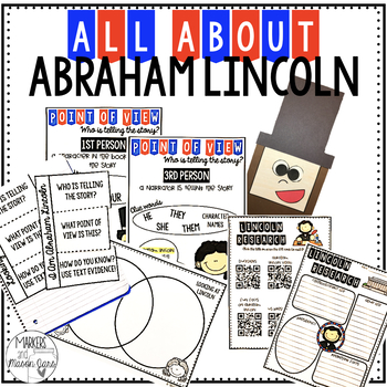 Preview of Abraham Lincoln Reading Activities | Presidents' Day Activities