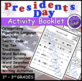 Preview of Presidents Day Activities Booklet Packet