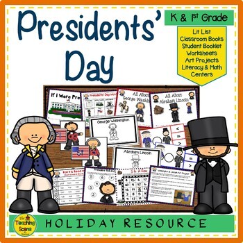 Preview of Presidents' Day Unit:  Activities & Centers