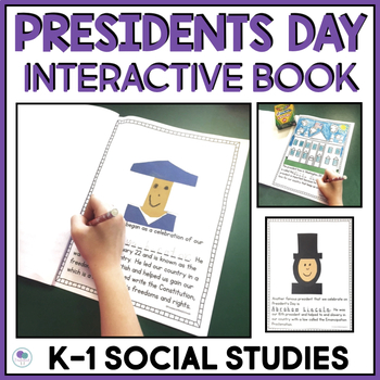 Preview of Presidents' Day Craft Activities George Washington Abraham Lincoln 1st Grade
