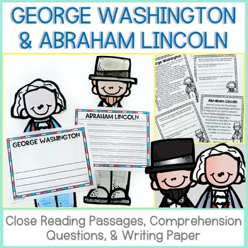 Preview of Presidents Day Activities: George Washington & Abraham Lincoln