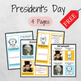 Presidents' Day Activities- George Washington & Abraham Li