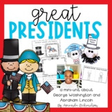 Presidents Day Activities: George Washington and Abraham Lincoln