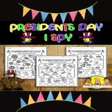 Presidents Day Activities I SPY Coloring | President's Day