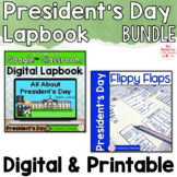 Presidents Day Activity Interactive Notebook Digital Printable
