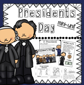 Preview of Presidents Day Activities | Presidents Day Unit for Preschool and Kindergarten